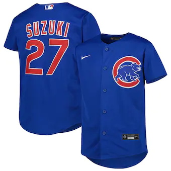 youth nike seiya suzuki royal chicago cubs alternate replic